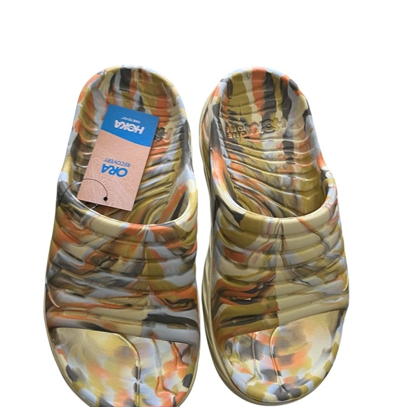 Hoka Colorful Slide Sandals size 6 w - Picture 3 of 7